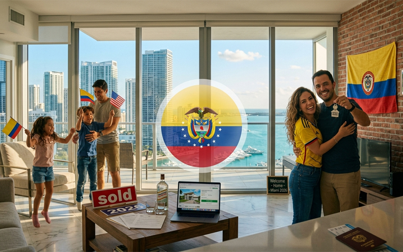Cómo comprar una propiedad en Miami desde Colombia - Guía completa para inversionistas colombianos